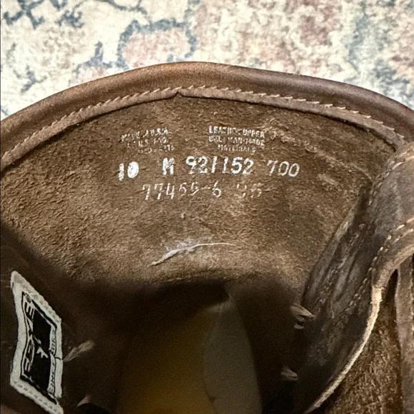 Frye Dark Brown Leather Harness 8R Boots - Picture 3 of 7